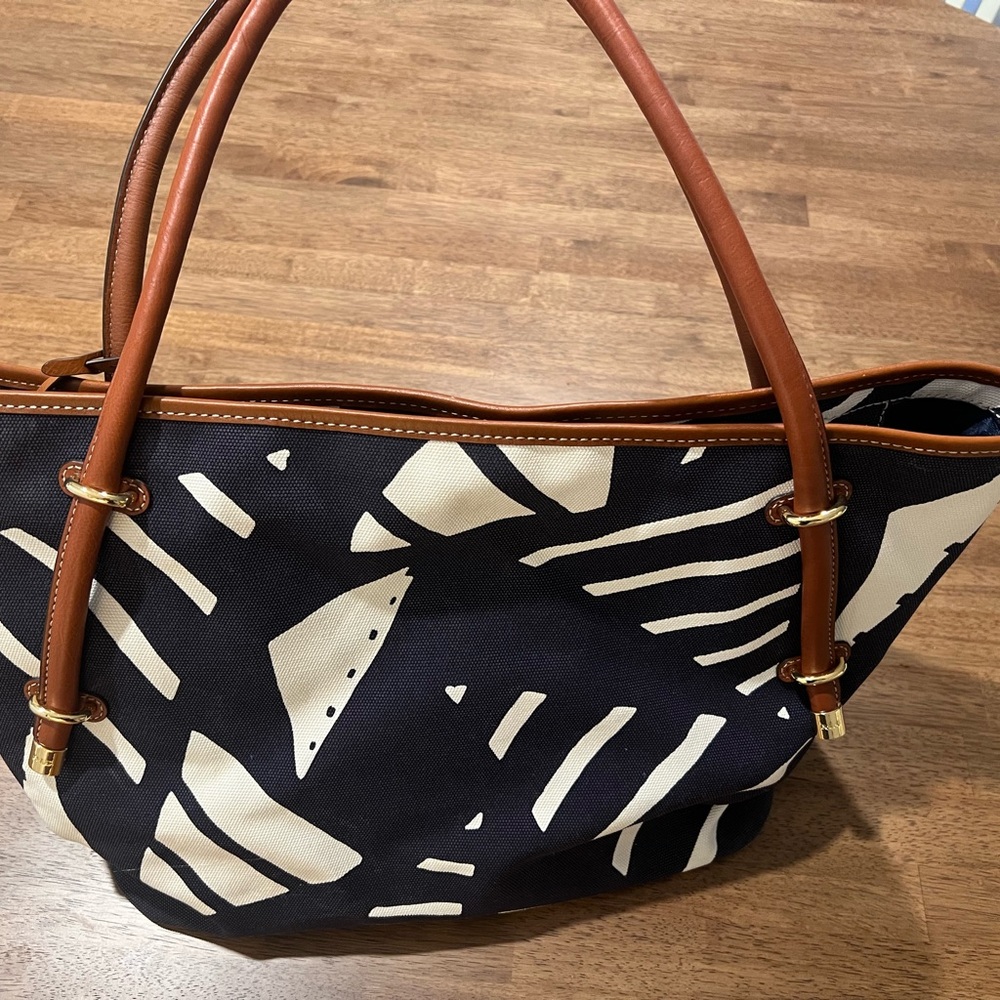 Lauren Ralph Lauren Black and Tan Women's Bag - Picture 2 of 5